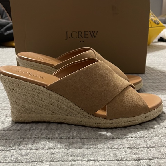 J Crew Peep Toe Espadrilles - Picture 3 of 7